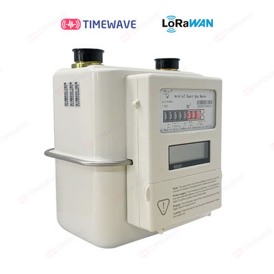 Long Range Class AB Direct Connected Wall Mounted Gas Meter With LCD Screen And 3000m