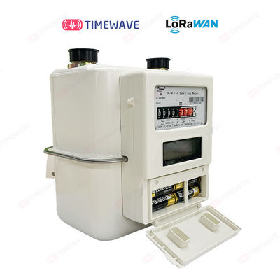 Long Range Class AB Direct Connected Wall Mounted Gas Meter With LCD Screen And 3000m