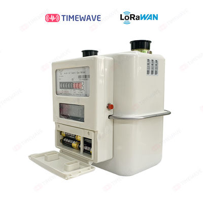 Long Range Class AB Direct Connected Wall Mounted Gas Meter With LCD Screen And 3000m