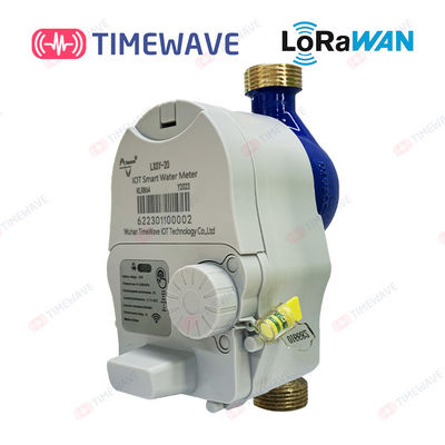 Έξυπνο υδρόμετρο LoRaWAN με πραγματικό - φορητός μετρητής ροής του νερού μετρητών IOT ροής του νερού χρονικής κατανάλωσης