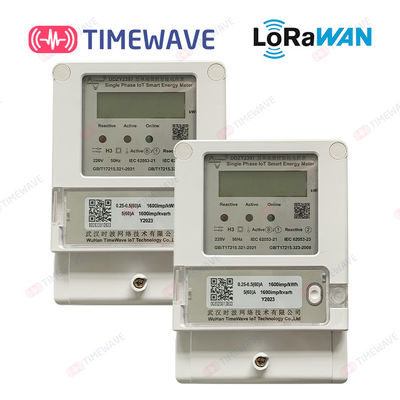 Έξυπνη LoRaWAN αντίσταση μόνωσης μετρητών δύναμης ενιαίας φάσης ενεργειακών μετρητών ασύρματη