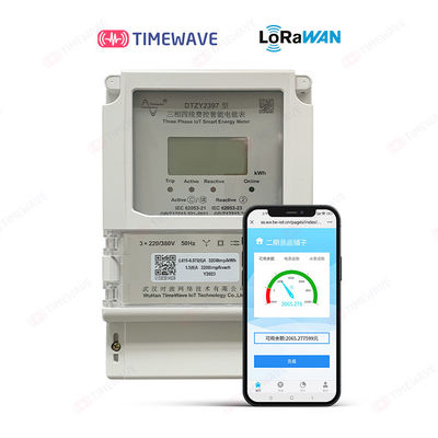 TimeWave τρία έξυπνη μετρώντας συσκευή DDZY2397 IoT LoRaWAN μετρητών φάσεων ηλεκτρική