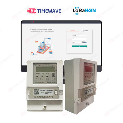LoRaWAN έξυπνος μετρητής ραγών ενιαίας φάσης DIN μετρητών ηλεκτρικής ενέργειας ενεργειακών μετρητών έξυπνος προπληρωμένος ενεργειακός